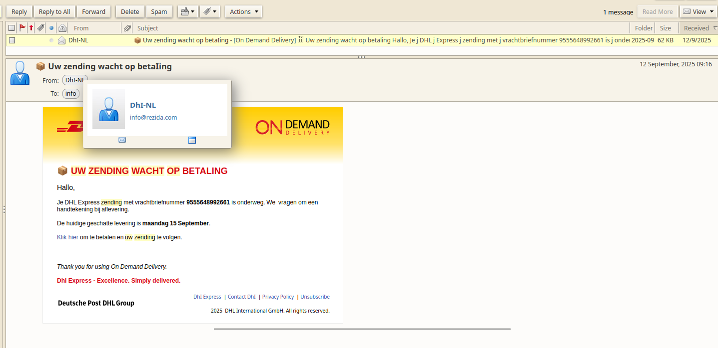 controleer e-mailadres