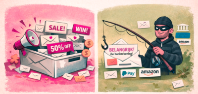 Let op spam en phishing mail